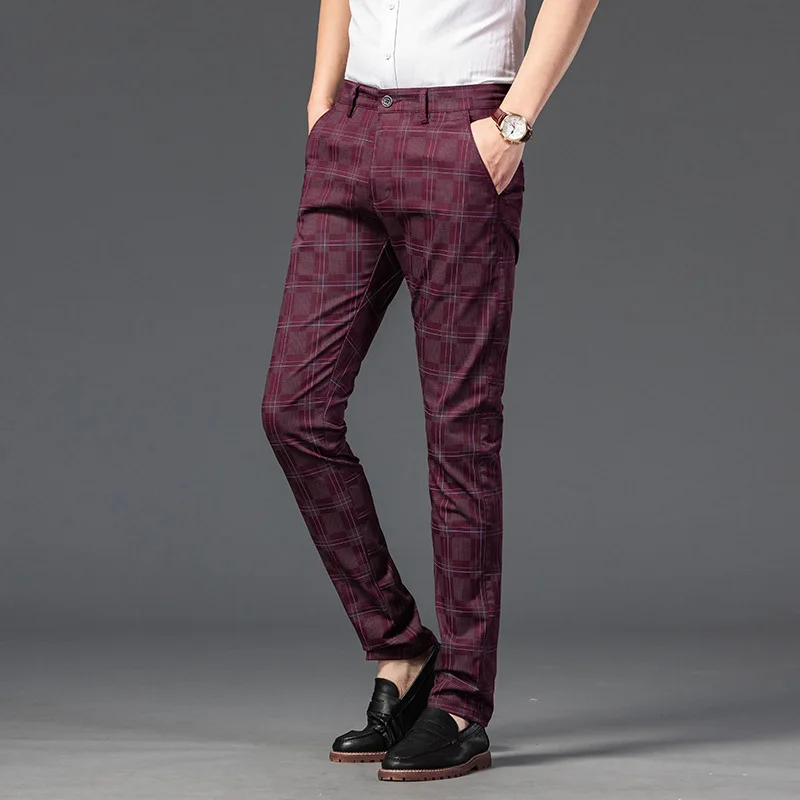 7 Color Classic Men's Plaid Casual Pants 2023 Luxury Spring Summer New Fashion Business Cotton Stretch Straight Trousers Male
7 Color Classic Men's Plaid Casual Pants 2023 Luxury Spring Summer New Fashion Business Cotton Stretch Straight Trousers Male
