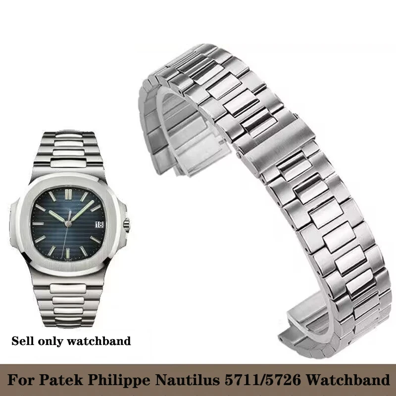 Watch strap for Patek Philippe Nautilus 5711/5726 fine steel watch strap male convex stainless steel Watch accessories Band 25mm
Watch strap for Patek Philippe Nautilus 5711/5726 fine steel watch strap male convex stainless steel Watch accessories Band 25mm