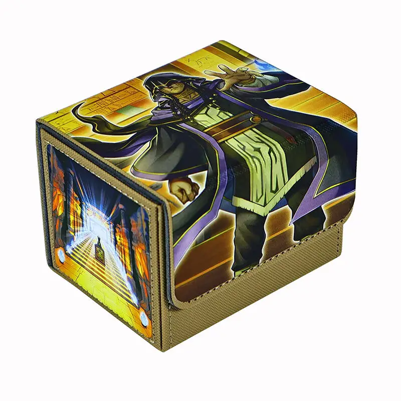 Yu-Gi-Oh! Gravekeeper's mark DIY Large Capacity Leather Card Box Thickened Anime Game Collection Card Storage Box
Yu-Gi-Oh! Gravekeeper's mark DIY Large Capacity Leather Card Box Thickened Anime Game Collection Card Storage Box