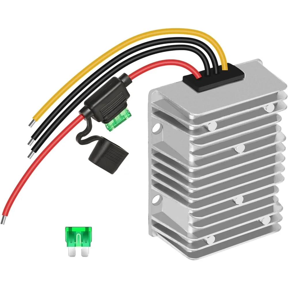 30A 360W DC 24V/36V/48V to 12V Step Down Converter Golf Cart Voltage Regulator Reducer Waterproof Buck Converter Wth Fuse
30A 360W DC 24V/36V/48V to 12V Step Down Converter Golf Cart Voltage Regulator Reducer Waterproof Buck Converter Wth Fuse