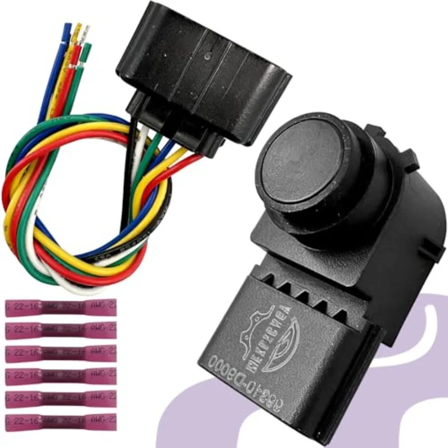PDC parking sensor wiring harness plug for Hyundai Santa Fe/Sonata and KIA Sportage/EV6, black plastic, durable OEM-compatible
PDC parking sensor wiring harness plug for Hyundai Santa Fe/Sonata and KIA Sportage/EV6, black plastic, durable OEM-compatible