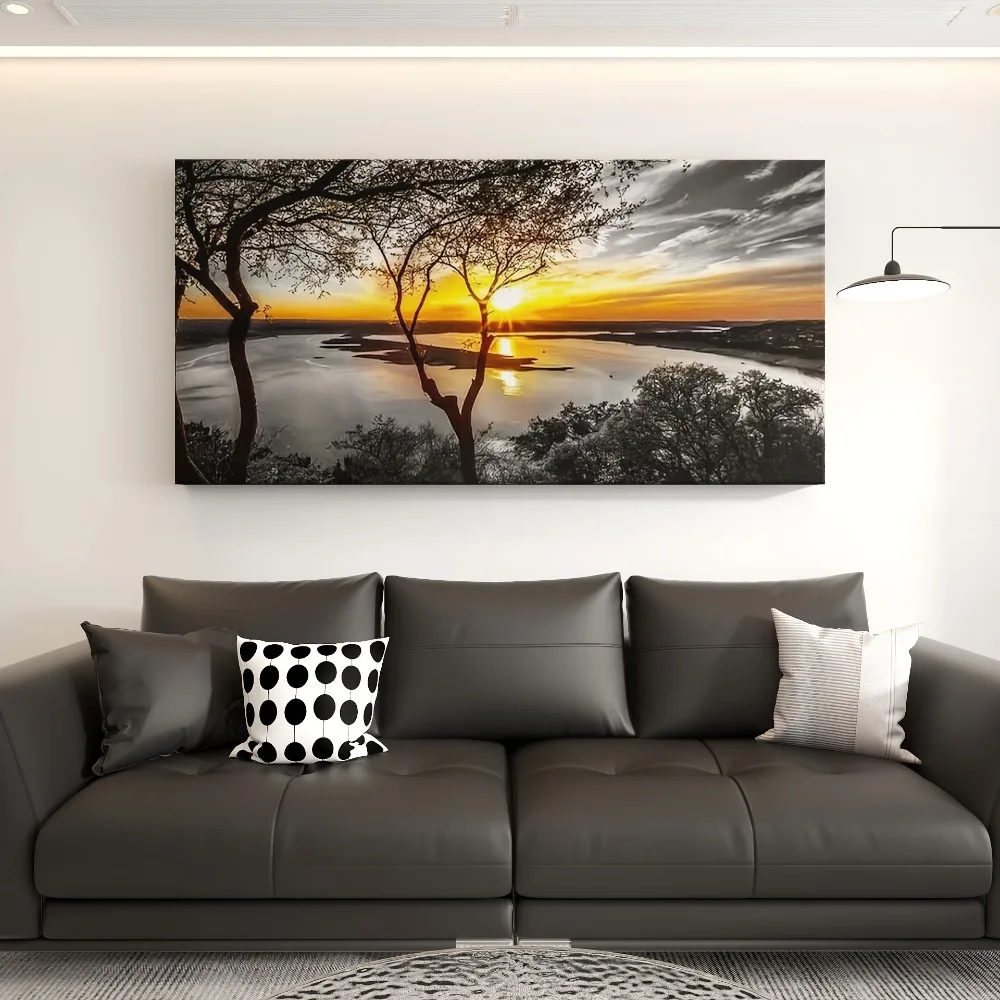 Sunset Landscape Art - High quality forest scenery, 1.5 inches thick, suitable for interior decoration
Sunset Landscape Art - High quality forest scenery, 1.5 inches thick, suitable for interior decoration