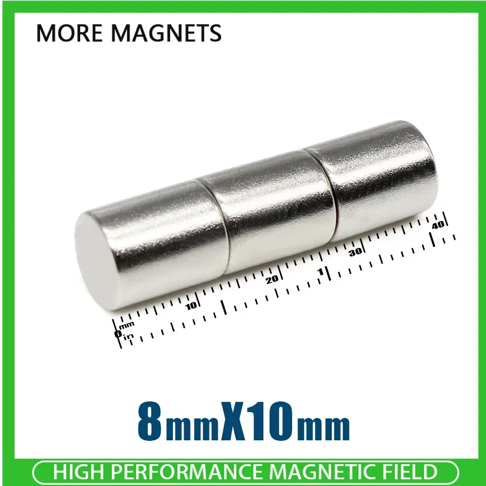 Dia.=8mm Round 8x10mm Neodymium Magnet Neodymium N35 Super Strong Custom Refrigerator Magnet Design Fishing Magnet
Dia.=8mm Round 8x10mm Neodymium Magnet Neodymium N35 Super Strong Custom Refrigerator Magnet Design Fishing Magnet