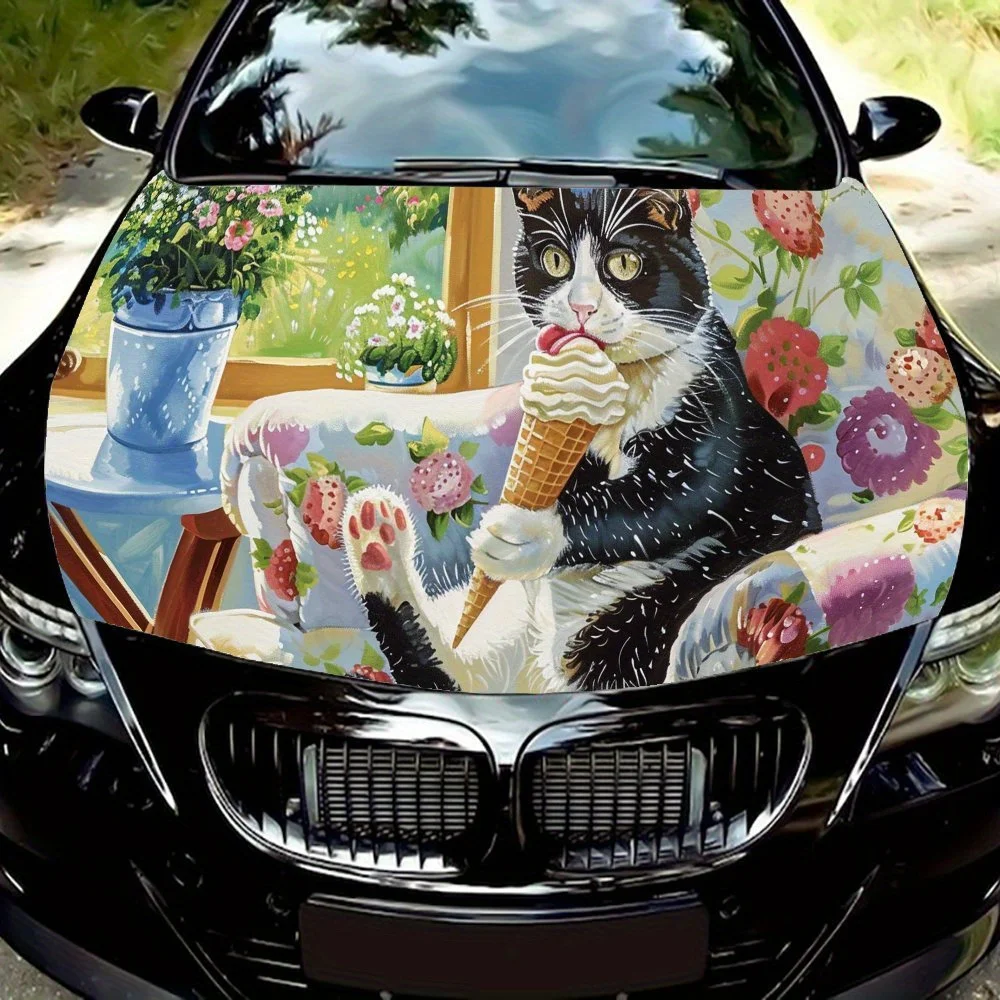 Leisurely Cat Pattern car hood stickers, waterproof self-adhesive, scratch resistant, easy to stick, durable car PVC stickers, c
Leisurely Cat Pattern car hood stickers, waterproof self-adhesive, scratch resistant, easy to stick, durable car PVC stickers, c