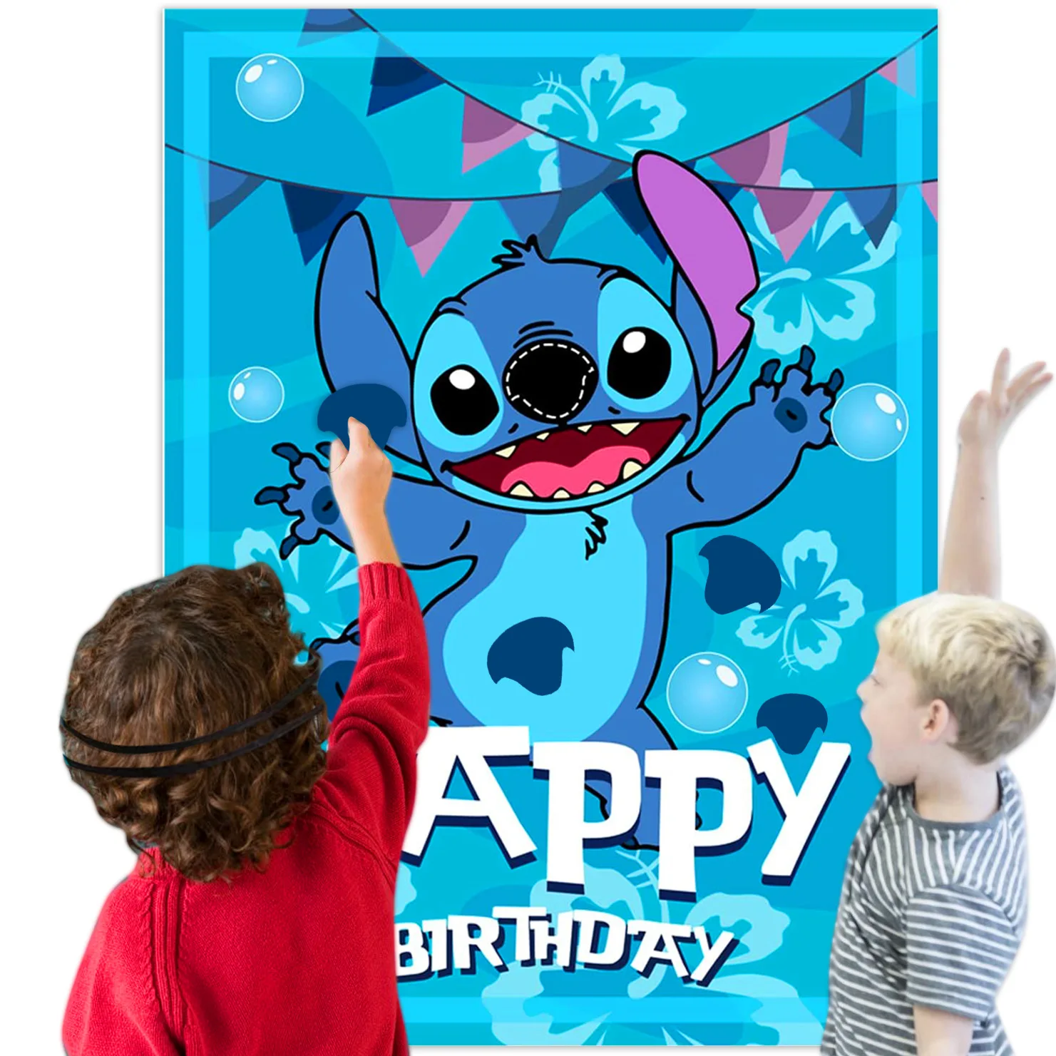 2024 New Creative Cartoon Stitch Toy Game Kawaii Anime Peripheral Blind Poster Pin The Nose Children's Birthday Party Games
2024 New Creative Cartoon Stitch Toy Game Kawaii Anime Peripheral Blind Poster Pin The Nose Children's Birthday Party Games
