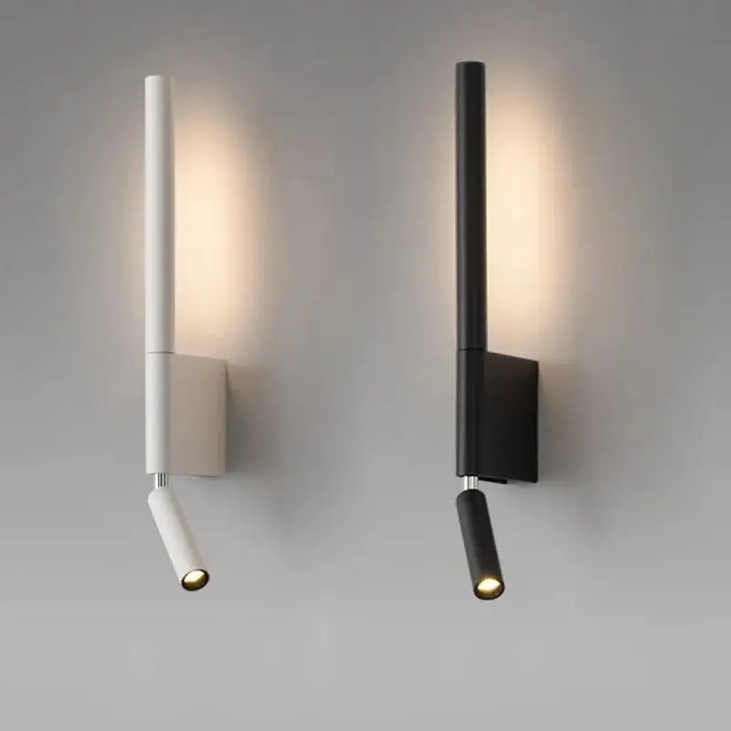 Bedside LED Wall Lamp With Rotatable Angle Spotlight Nordic Adjustable Wall Sconce Reading Light Bedroom Metal+Acryl Night Light
Bedside LED Wall Lamp With Rotatable Angle Spotlight Nordic Adjustable Wall Sconce Reading Light Bedroom Metal+Acryl Night Light