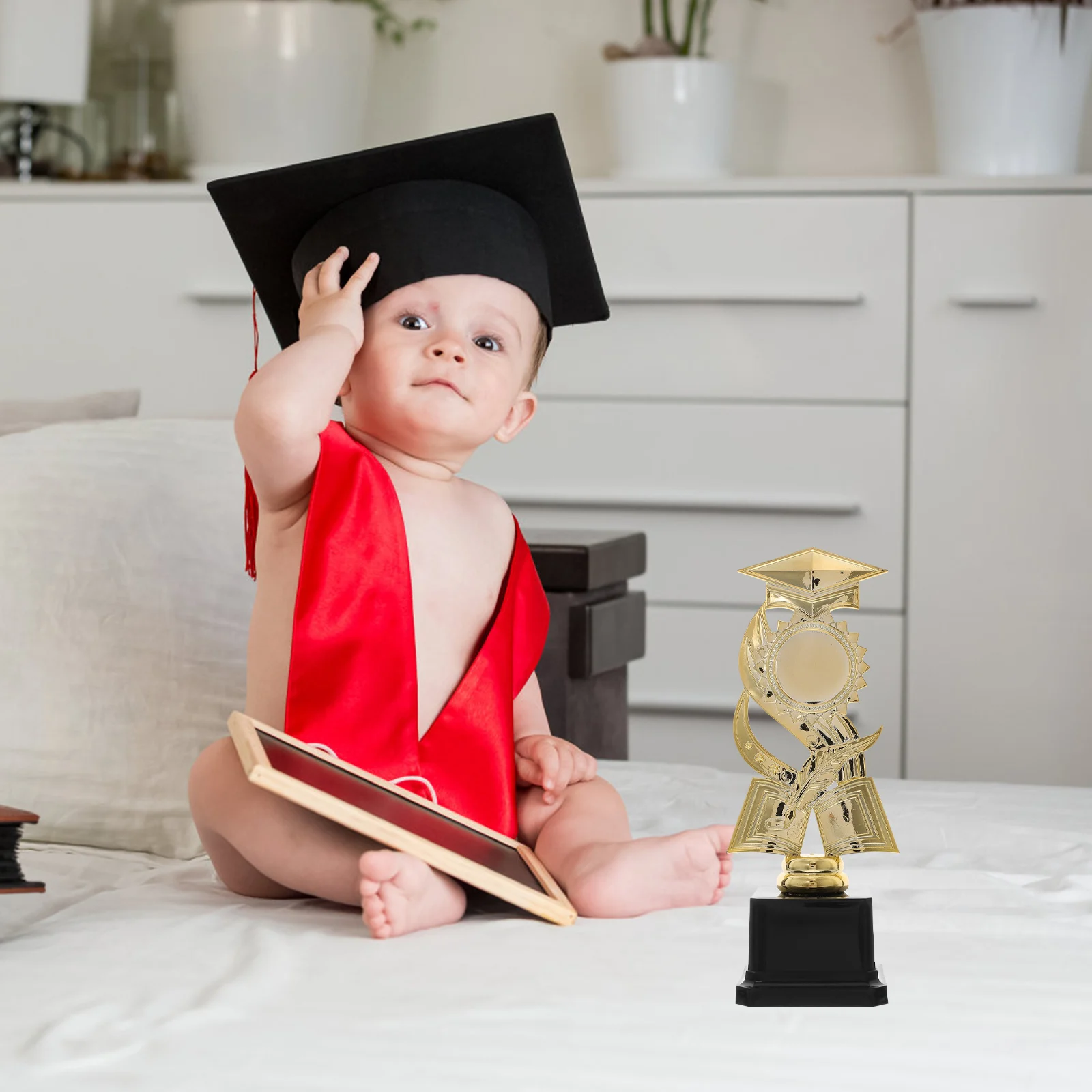 Graduation Trophy Award Prop Plastic Honor Reward Cake Kids Competition Reward Decoration Competition Party Supplies Mini Decor
Graduation Trophy Award Prop Plastic Honor Reward Cake Kids Competition Reward Decoration Competition Party Supplies Mini Decor
