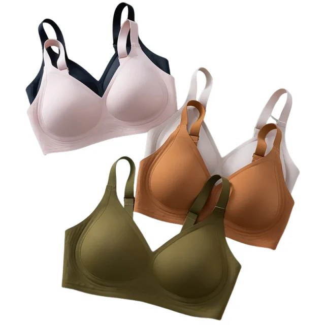 KUCLUT Traceless Soft Support Jelly Pulling Women Underwear Fixed Cup Gathering Naked Feeling No Steel Ring Pure Color Bra
KUCLUT Traceless Soft Support Jelly Pulling Women Underwear Fixed Cup Gathering Naked Feeling No Steel Ring Pure Color Bra