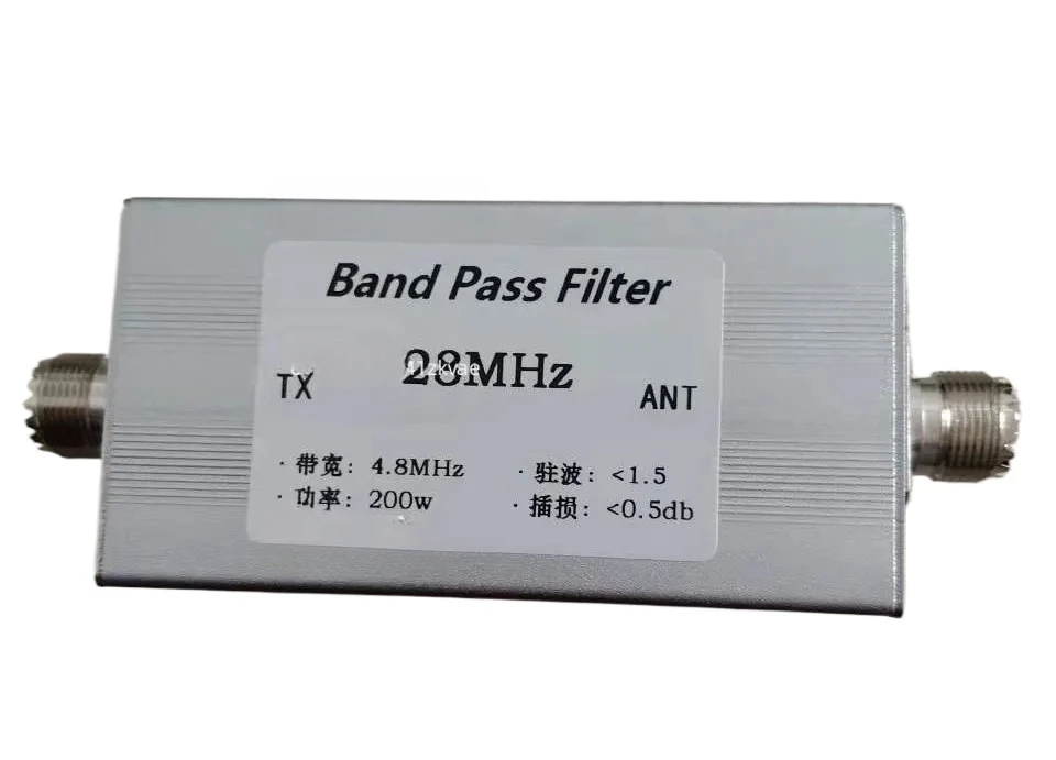 Shortwave 28MHz High Isolation Bandpass Filter M Bus Narrow Band BPF 10m Band
Shortwave 28MHz High Isolation Bandpass Filter M Bus Narrow Band BPF 10m Band