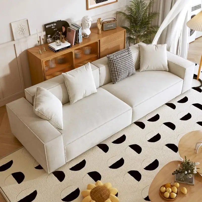 Technology fabric sofa living room straight row tofu blocks double three-person small apartment Nordic Italian minimalist cream
Technology fabric sofa living room straight row tofu blocks double three-person small apartment Nordic Italian minimalist cream