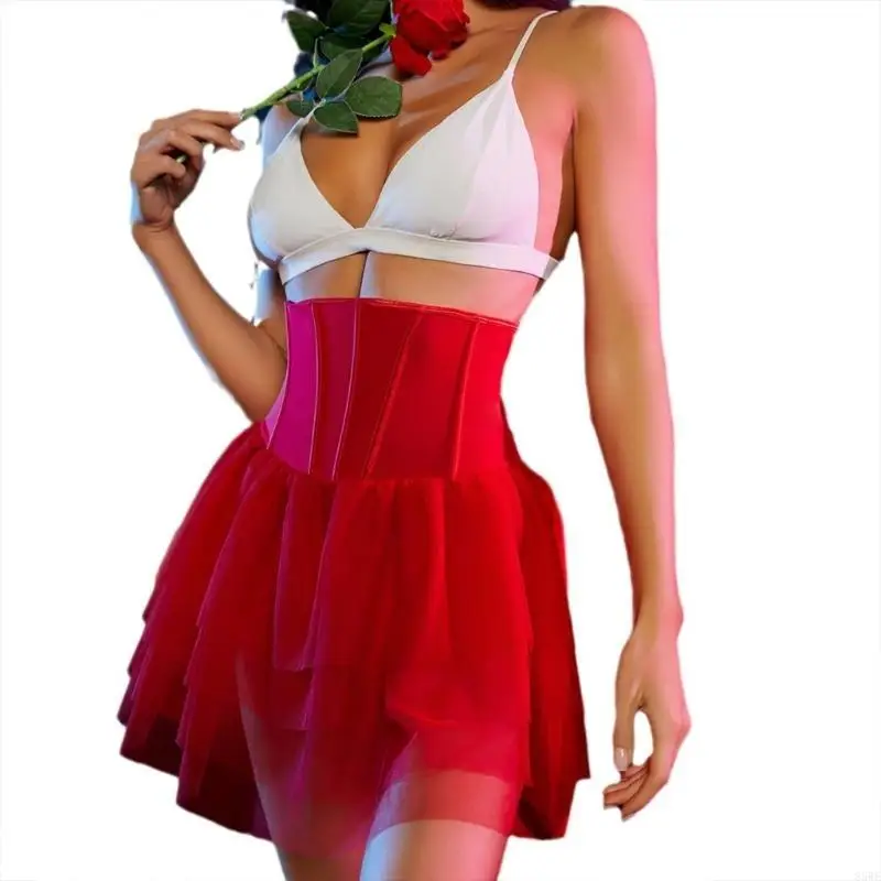 85WE Women's 2 Piece Outfits High Wist Back Slit Mesh Mini Skirt and Thong Panties Pajamas Set Sleepwear Gifts
85WE Women's 2 Piece Outfits High Wist Back Slit Mesh Mini Skirt and Thong Panties Pajamas Set Sleepwear Gifts