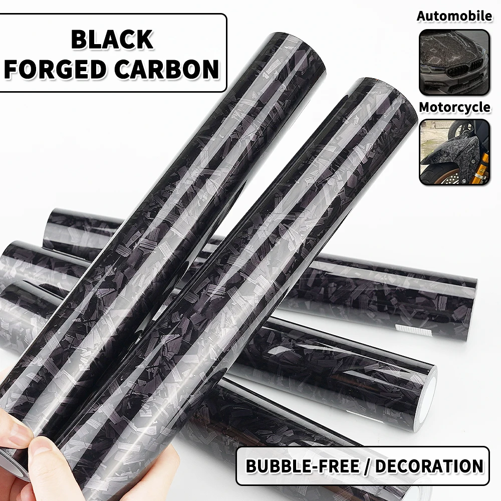PET Glossy Black Carbon Fiber Forged Vinyl Wrap Film Self Adhesive Bubble-freeStickers for Car Body Accessories
PET Glossy Black Carbon Fiber Forged Vinyl Wrap Film Self Adhesive Bubble-freeStickers for Car Body Accessories