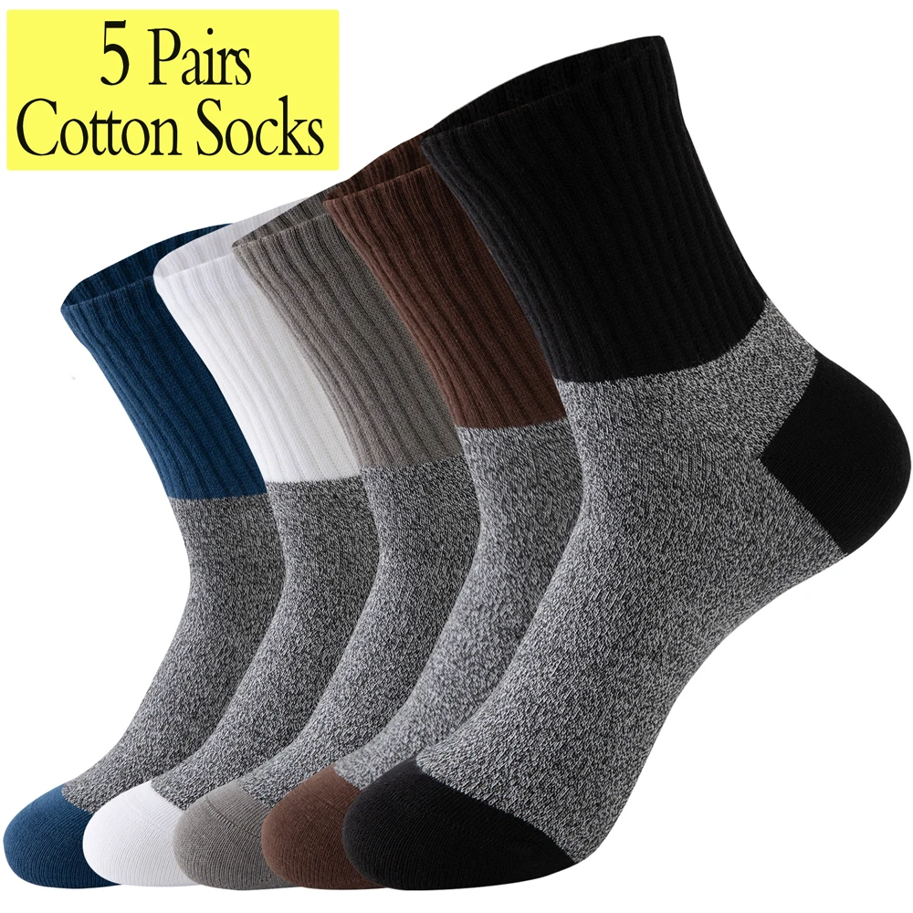 5 пар винтажных хлопковых мужских термоносков — контроль запаха и поддержка свода стопы, бесшовный носок для пеших прогулок/офиса
5 пар винтажных хлопковых мужских термоносков — контроль запаха и поддержка свода стопы, бесшовный носок для пеших прогулок/офиса