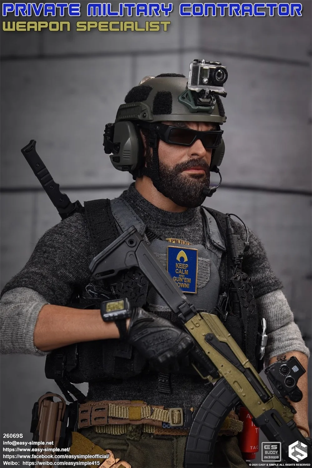 New Arrival 1/6 EASY&SIMPLE ES 26069S US. Soldier Doll Action Figure PMC Full Set Moveable Action Doll About 12" For Fan Collect
New Arrival 1/6 EASY&SIMPLE ES 26069S US. Soldier Doll Action Figure PMC Full Set Moveable Action Doll About 12" For Fan Collect