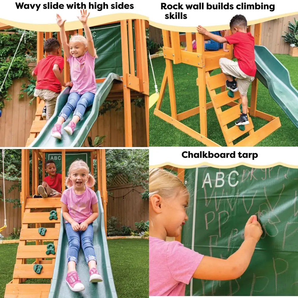 Деревянный игровой комплекс с качелями (Эксклюзив)
Деревянный игровой комплекс с качелями (Эксклюзив)