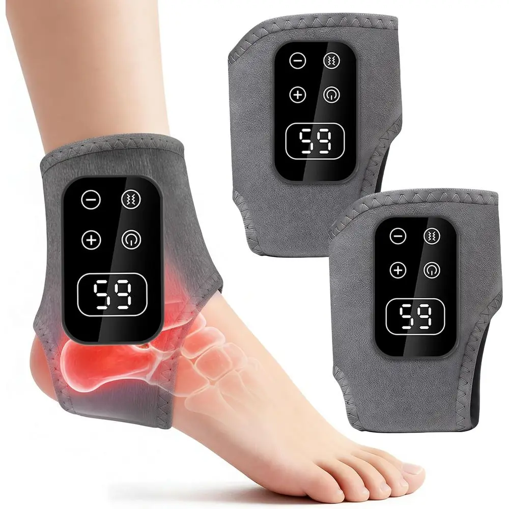 Triple Method Massager with Heat and Vibration, Portable for Travel and Home Use (Gray, 2pcs)
Triple Method Massager with Heat and Vibration, Portable for Travel and Home Use (Gray, 2pcs)