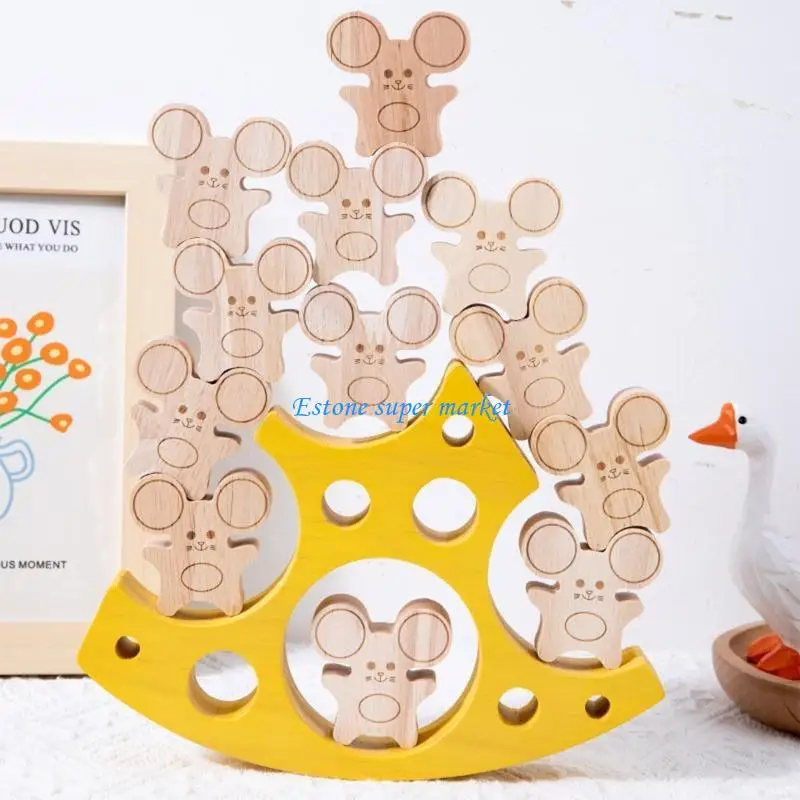 090B Sensory Tumble Jumble Mouse Building Blocks for w/ Cheese Base Stimulation Children Family Desk
090B Sensory Tumble Jumble Mouse Building Blocks for w/ Cheese Base Stimulation Children Family Desk