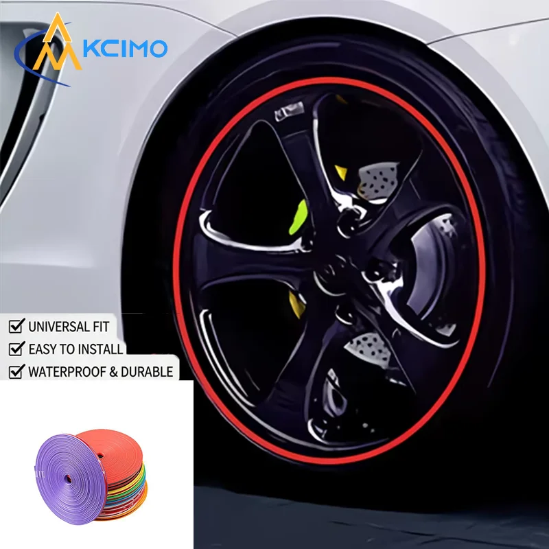 Universal 8M Wheel Rim Protector Strips Flexible Car Tire Edge Guard Anti-Scratch Molding Decorative Ring for Most Vehicles
Universal 8M Wheel Rim Protector Strips Flexible Car Tire Edge Guard Anti-Scratch Molding Decorative Ring for Most Vehicles