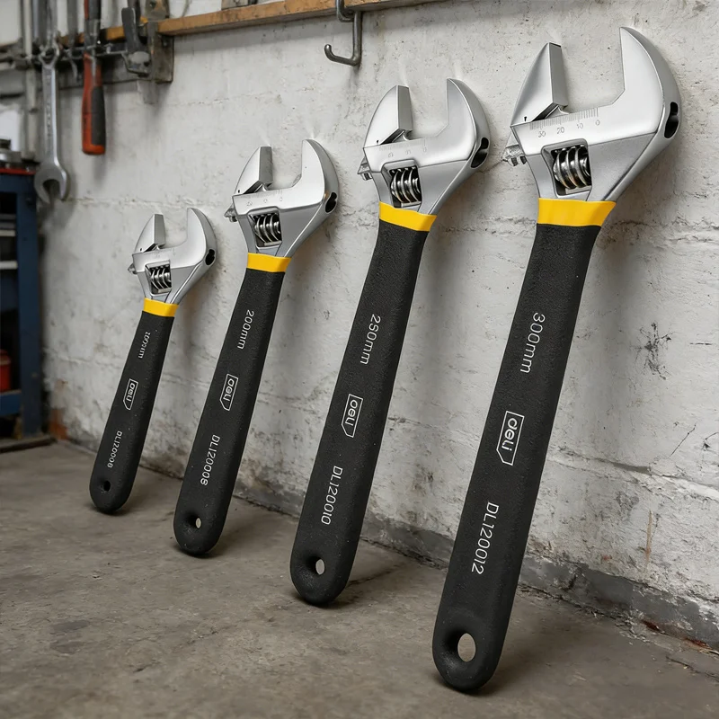 6/8/10/12 Inch Adjustable Wrench Carbon Steel Electroplated Dipped Handle Universal Spanner Large Opening Repair Hand Tools
6/8/10/12 Inch Adjustable Wrench Carbon Steel Electroplated Dipped Handle Universal Spanner Large Opening Repair Hand Tools