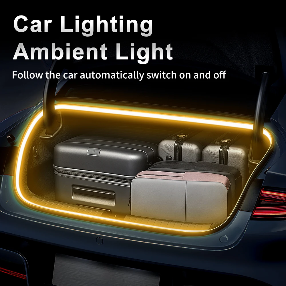 Car High Brightness Trunk Lighting Ambient Light Interior Decoration LED Wiring Free Automatic Sensing Tailgate Light Strip 4m
Car High Brightness Trunk Lighting Ambient Light Interior Decoration LED Wiring Free Automatic Sensing Tailgate Light Strip 4m