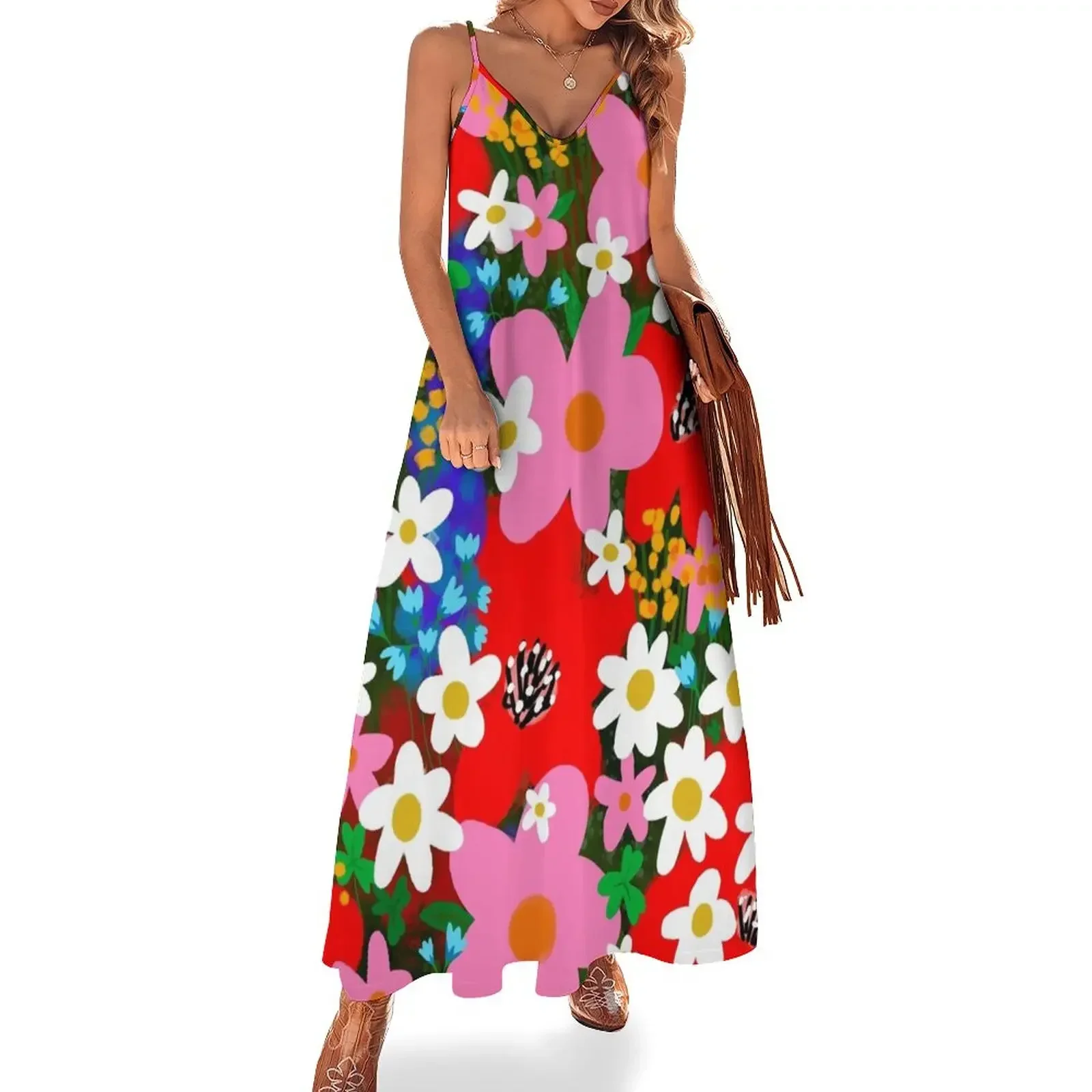 Flower Power! Sleeveless Dress women's fashion dresses dresses ladies 2025 summer dresses women summer 2025 Dress
Flower Power! Sleeveless Dress women's fashion dresses dresses ladies 2025 summer dresses women summer 2025 Dress