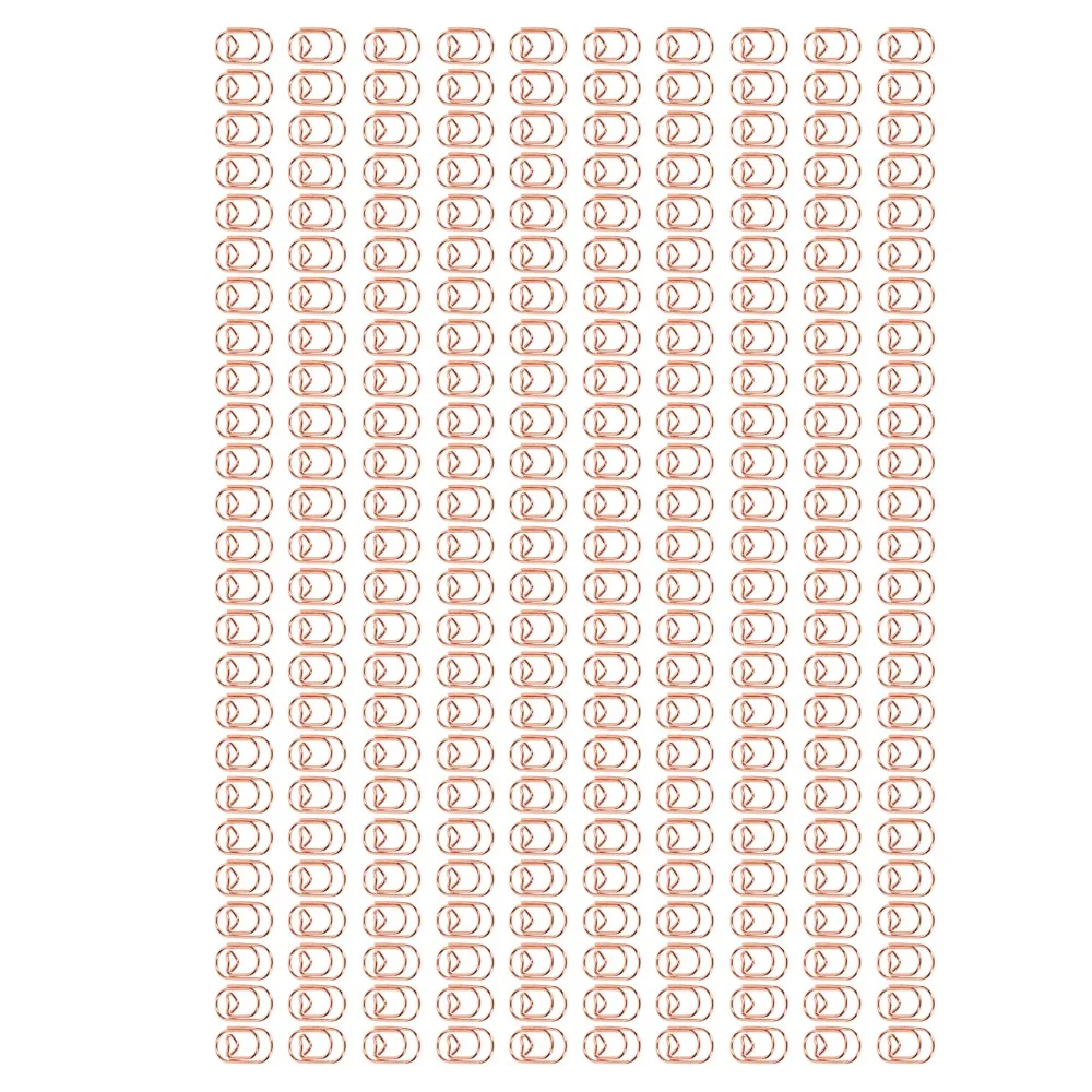 250Pcs 20*9mm Fancy Paperclips Rose Gold/Gold/Silver Electroplating Metal Small Paper Clips with Storage Box Mini Size
250Pcs 20*9mm Fancy Paperclips Rose Gold/Gold/Silver Electroplating Metal Small Paper Clips with Storage Box Mini Size