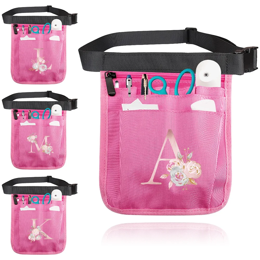 Регулируемая легкая поясная сумка, многофункциональная поясная сумка с розовым цветком и буквенным принтом, сумка для рабочих аксессуаров, поясные сумки для медсестры
Регулируемая легкая поясная сумка, многофункциональная поясная сумка с розовым цветком и буквенным принтом, сумка для рабочих аксессуаров, поясные сумки для медсестры