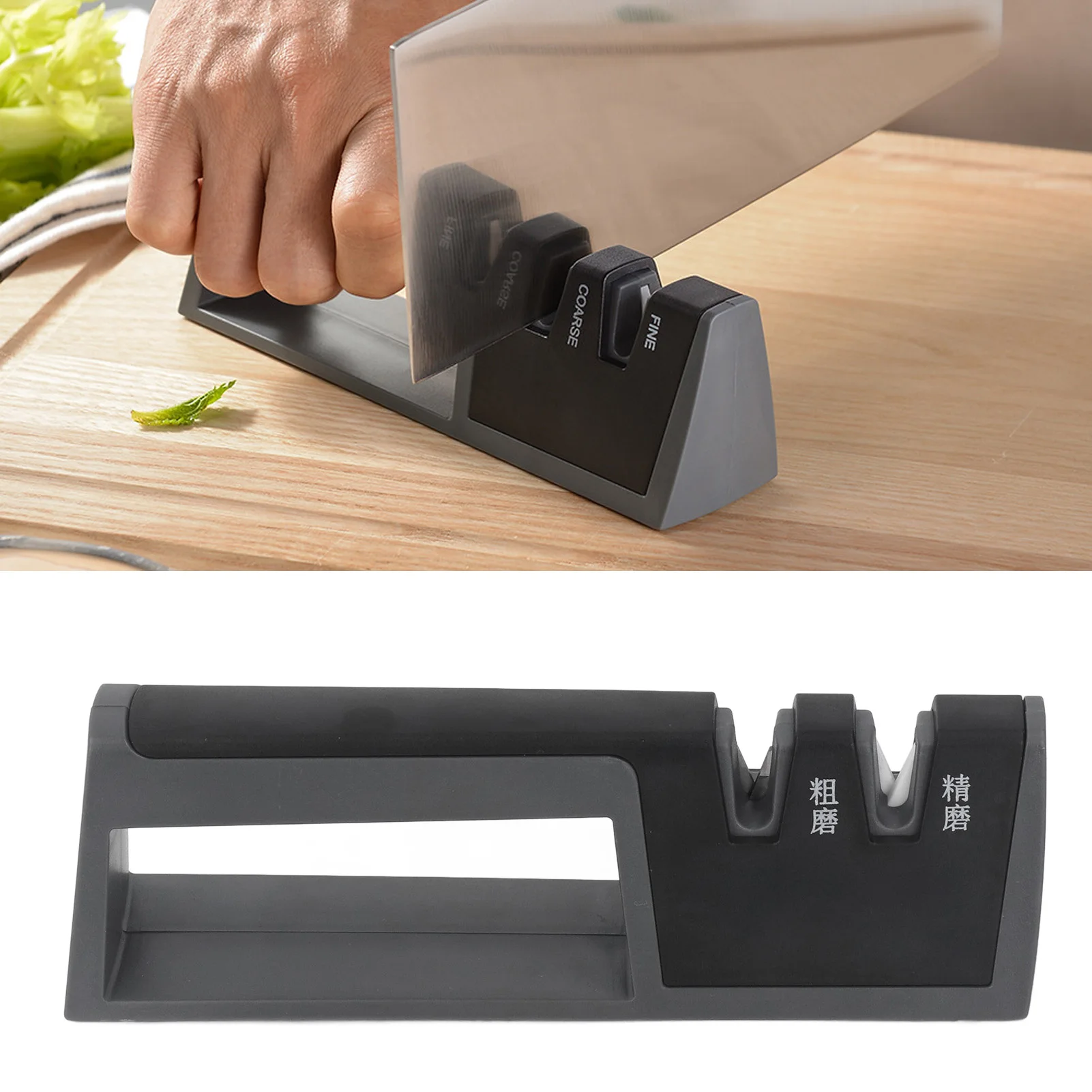 Kitchen Tool Knife Sharpener Multipurpose 2 Stages Quickly Safely Handheld Knife Sharpener for Household Kitchen Knife Sharpener
Kitchen Tool Knife Sharpener Multipurpose 2 Stages Quickly Safely Handheld Knife Sharpener for Household Kitchen Knife Sharpener