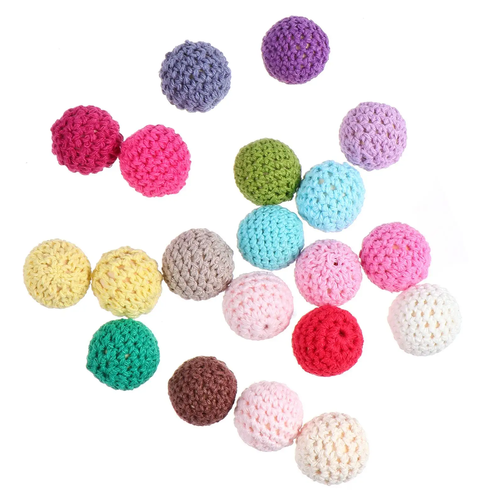 20 Pcs Christmas Balls Knitted Decorative Hanging Ornaments 20mm Random Color Festive Party Decorations Holiday
20 Pcs Christmas Balls Knitted Decorative Hanging Ornaments 20mm Random Color Festive Party Decorations Holiday