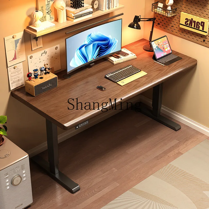SM new liftable solid wood computer desk, home writing desk, workbench, office bedroom, study desk, desk
SM new liftable solid wood computer desk, home writing desk, workbench, office bedroom, study desk, desk