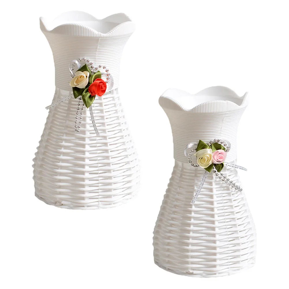Plastic Vase Elegant Household nament Wedding Vase Craft Flower Container Decor Strong Corrosion Resistant
Plastic Vase Elegant Household nament Wedding Vase Craft Flower Container Decor Strong Corrosion Resistant