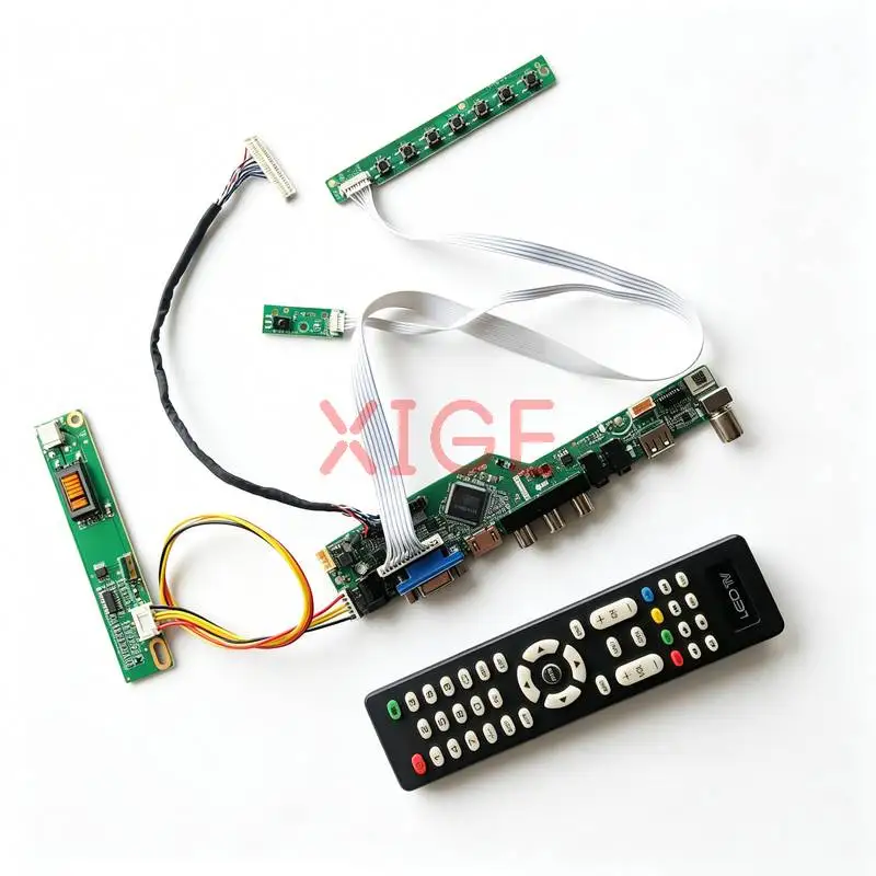 Matrix Controller Drive Board Fit LP154WX5 LP154WX4 LP154W01 LP154WX2 1280*800 1280x800 1CCFL LVDS-30Pin HDMI+VGA+AV+USB DIY Kit
Matrix Controller Drive Board Fit LP154WX5 LP154WX4 LP154W01 LP154WX2 1280*800 1280x800 1CCFL LVDS-30Pin HDMI+VGA+AV+USB DIY Kit