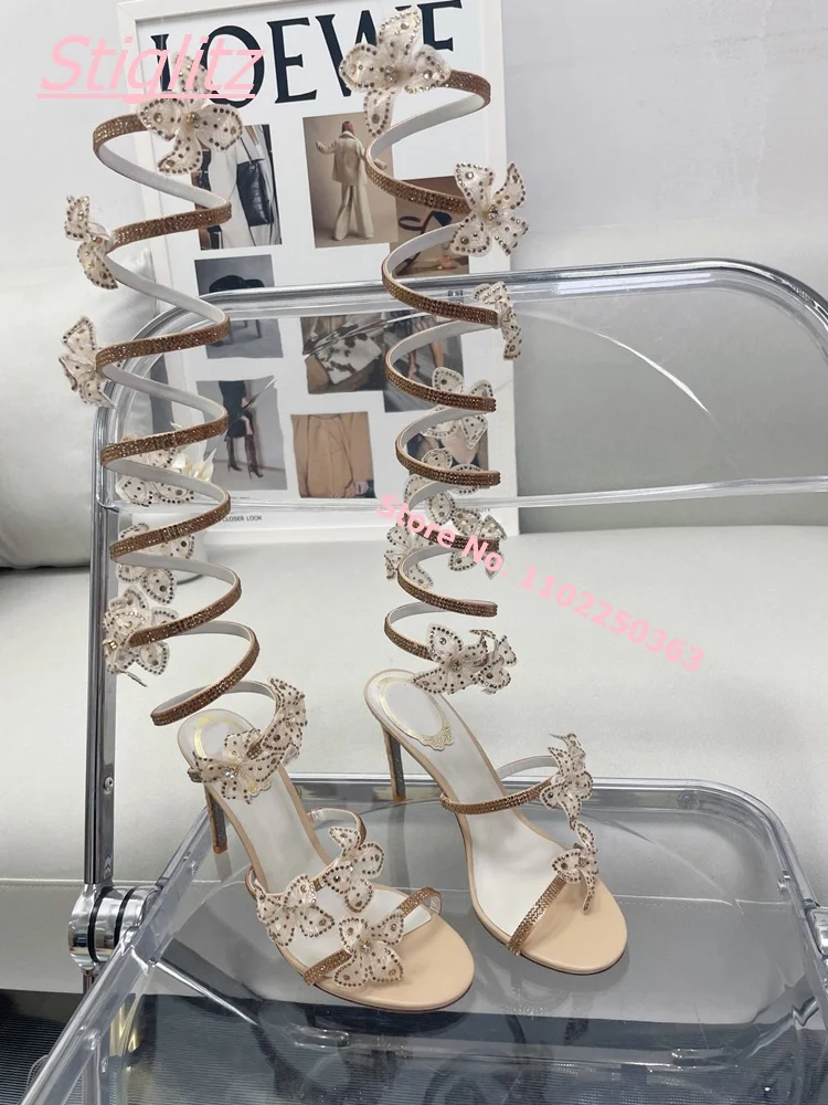 Summer New Women Luxury Sandals Diamond Real Picture Thin High Heel Fairy Sweet 3D Butterfly Elegant Colors Straps Wedding Shoes
Summer New Women Luxury Sandals Diamond Real Picture Thin High Heel Fairy Sweet 3D Butterfly Elegant Colors Straps Wedding Shoes