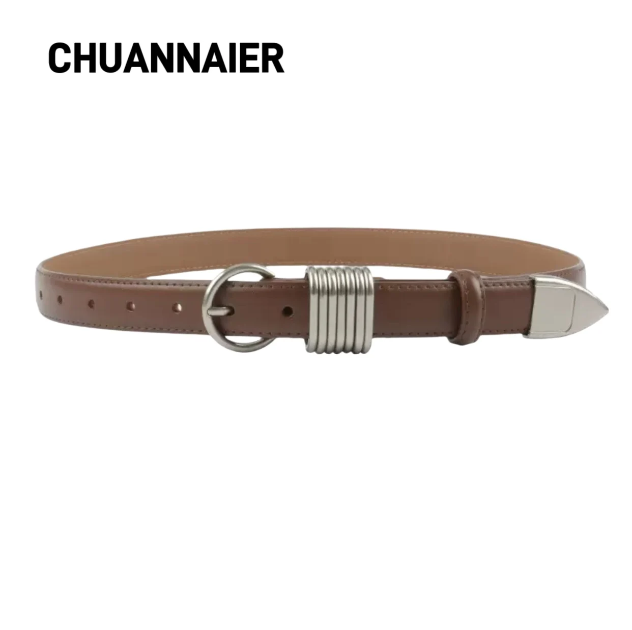 Luxurious design leather belt, genuine leather, high-end feeling, women's fashion belt, suitable for jeans and casual pants.
Luxurious design leather belt, genuine leather, high-end feeling, women's fashion belt, suitable for jeans and casual pants.