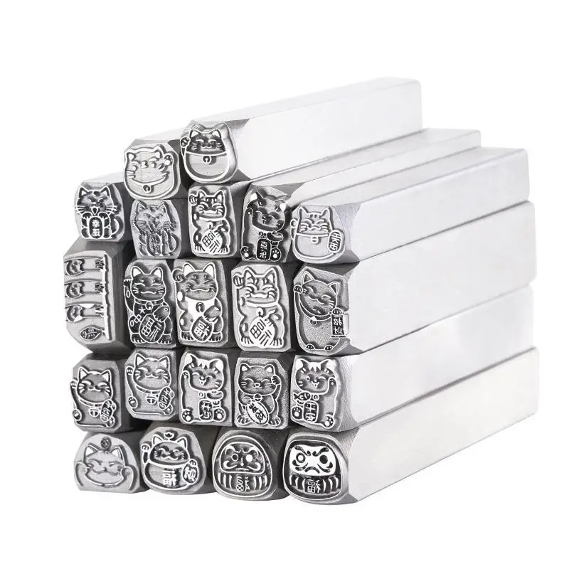 Jewellery Steel Stamp Maneki-neko Gold and Silver Jewellery Engraving Moulds Bracelet and Necklace Pattern Chiselling Tools
Jewellery Steel Stamp Maneki-neko Gold and Silver Jewellery Engraving Moulds Bracelet and Necklace Pattern Chiselling Tools