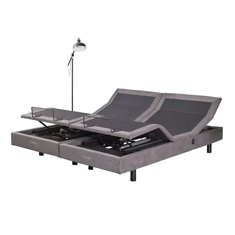 Регулируемый каркас кровати 2025/Tekvorcare, разделенная регулировка, электрическая умная кровать, регулируемая кровать с массажем
Регулируемый каркас кровати 2025/Tekvorcare, разделенная регулировка, электрическая умная кровать, регулируемая кровать с массажем