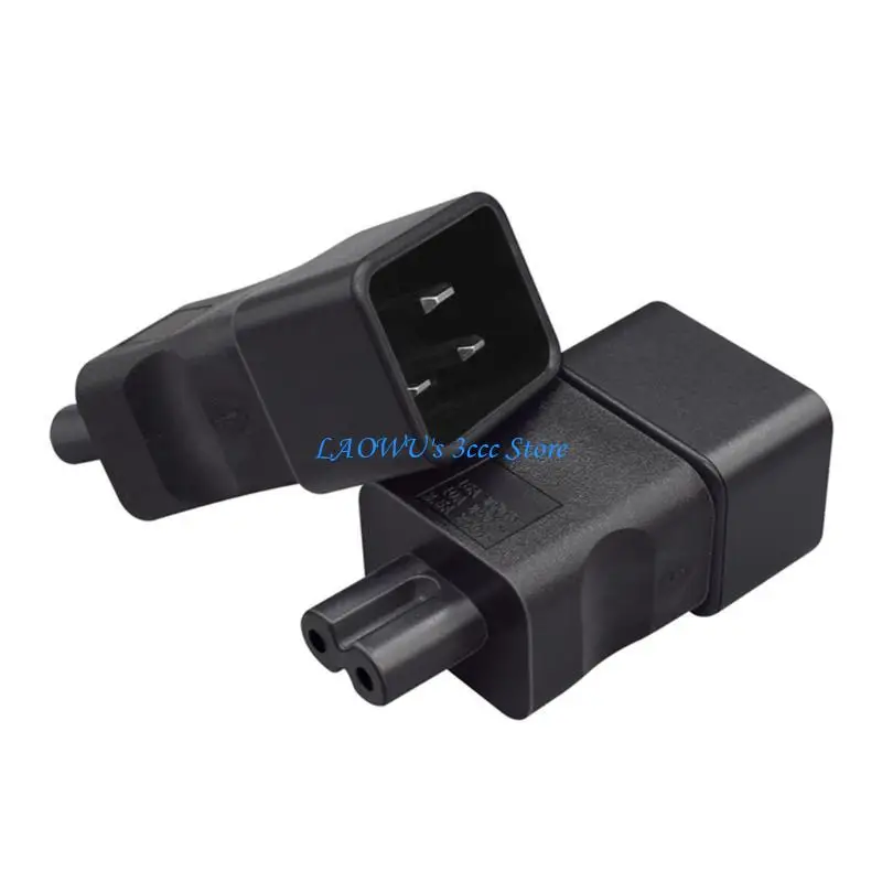 Y8AD IEC320 C20 To C7 Power Cord Adapter, Male To Female Supply Connector Conversion Plug PVC
Y8AD IEC320 C20 To C7 Power Cord Adapter, Male To Female Supply Connector Conversion Plug PVC