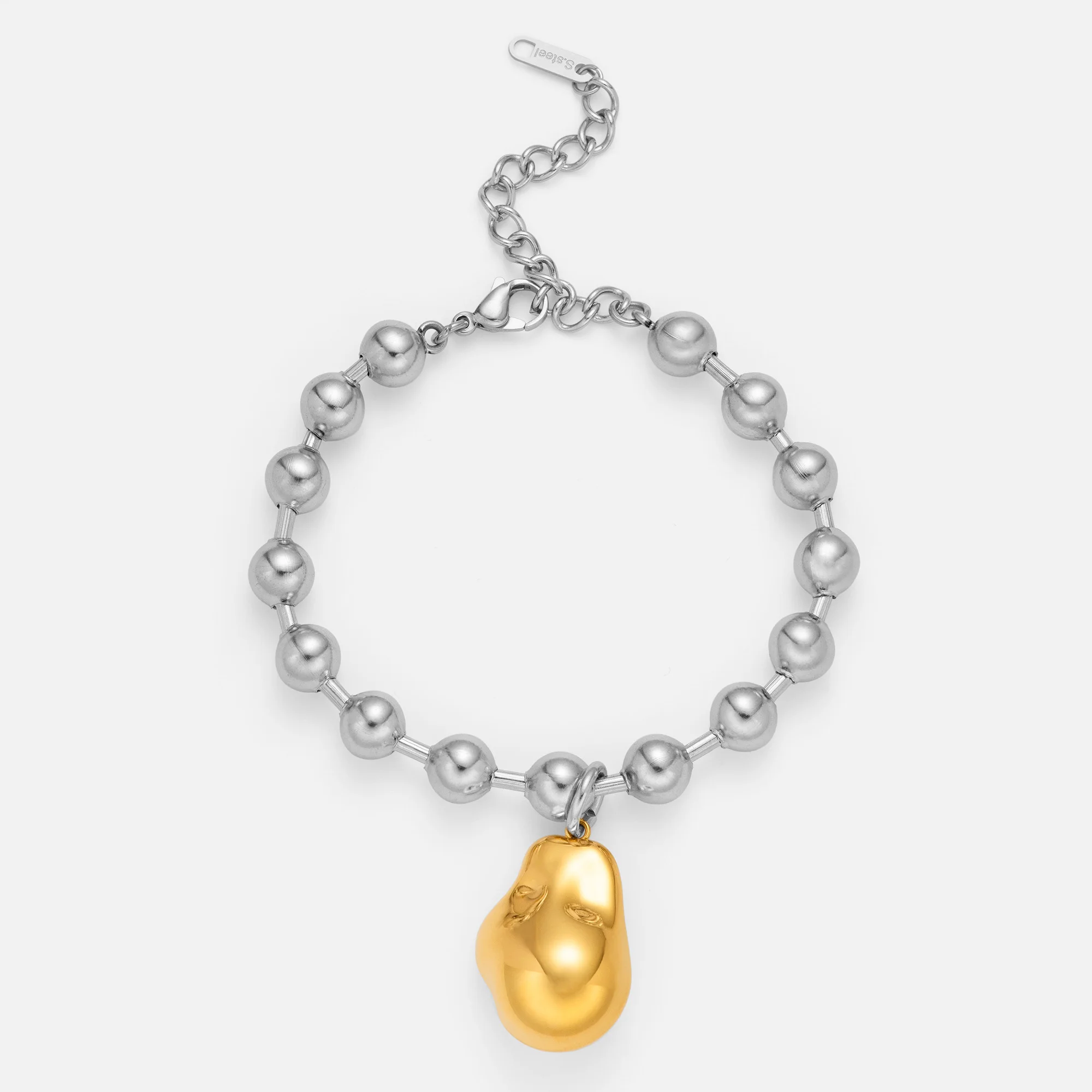 DASEIN New Vintage Mixed Bead Chain Baroque Pendant Vintage Style Bracelet Ins 18k Gold Plated Stainless Steel Luxury Jewelry
DASEIN New Vintage Mixed Bead Chain Baroque Pendant Vintage Style Bracelet Ins 18k Gold Plated Stainless Steel Luxury Jewelry
