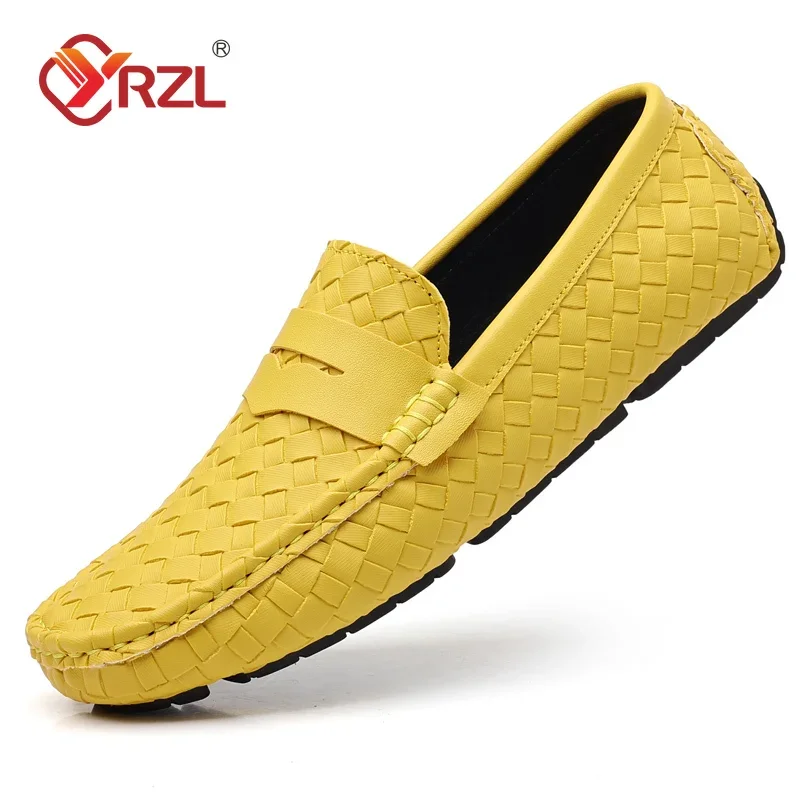 YRZL Loafers Mens Comfortable Casual Driving Flats Slip-on Shoes Brand Boat Shoes High Quality Big Size 48 Loafers for Men
YRZL Loafers Mens Comfortable Casual Driving Flats Slip-on Shoes Brand Boat Shoes High Quality Big Size 48 Loafers for Men