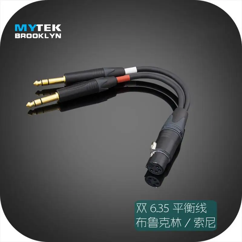 Top Dual 6.35mm to four-core XLR balance adapter cable mytek Brooklyn TEAC UD-503 upgrade cable
Top Dual 6.35mm to four-core XLR balance adapter cable mytek Brooklyn TEAC UD-503 upgrade cable