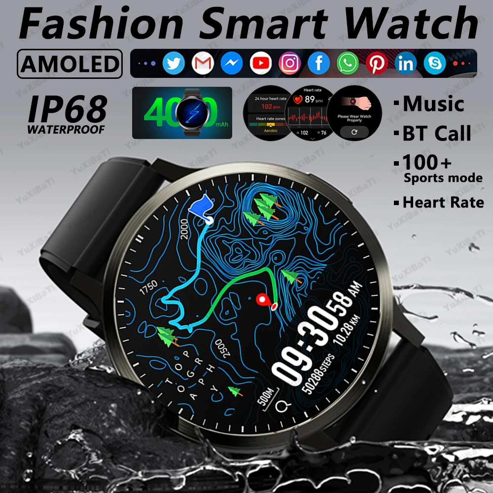 2025 Новые Смарт-часы для мужчин и женщин, 1,73 дюйма, 466*466 HD AMOLED-экран, Bluetooth-вызов, 400 мАч, фитнес-часы на заказ, циферблат, умные часы 
2025 Новые Смарт-часы для мужчин и женщин, 1,73 дюйма, 466*466 HD AMOLED-экран, Bluetooth-вызов, 400 мАч, фитнес-часы на заказ, циферблат, умные часы