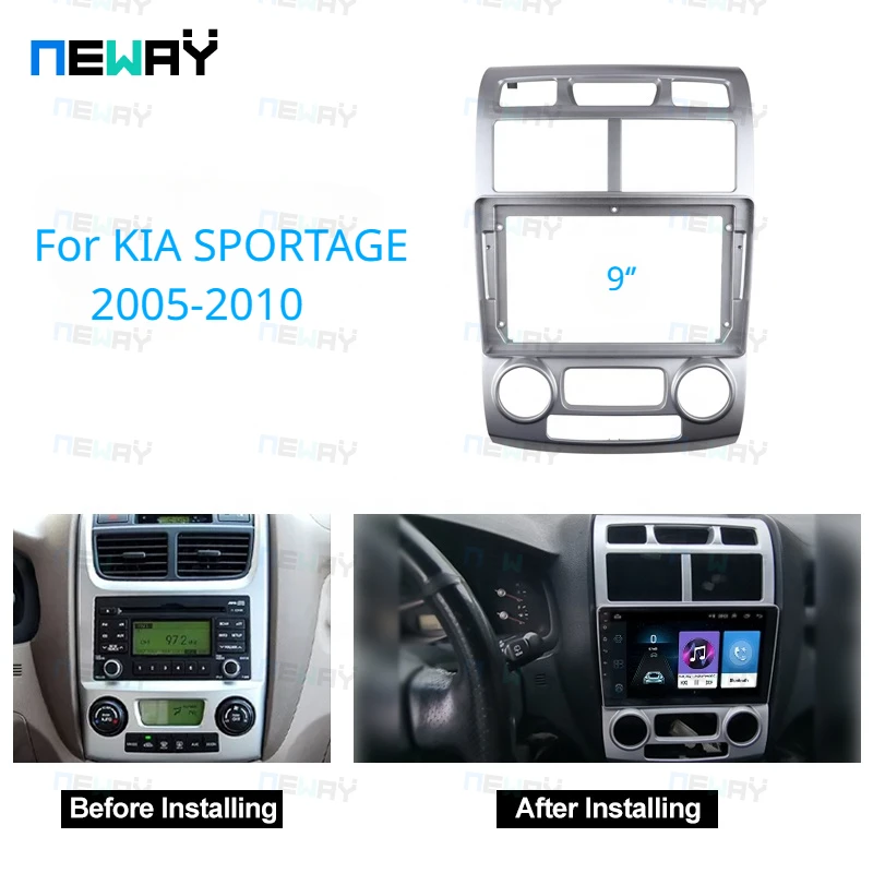 9 INCH For KIA SPORTAGE 2005-2010 Car Radio Fascia Frame Android Player Adapter Cover Stereo Panel Bezel GPS Facia
9 INCH For KIA SPORTAGE 2005-2010 Car Radio Fascia Frame Android Player Adapter Cover Stereo Panel Bezel GPS Facia