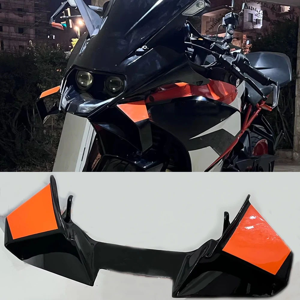 for RC390 Winglets Aerodynamic Side Spoiler Fairing fins Fixed Wind Wing For RC 390 RC16 14-2019 2020 2021 RC8C Accessories Moto
for RC390 Winglets Aerodynamic Side Spoiler Fairing fins Fixed Wind Wing For RC 390 RC16 14-2019 2020 2021 RC8C Accessories Moto