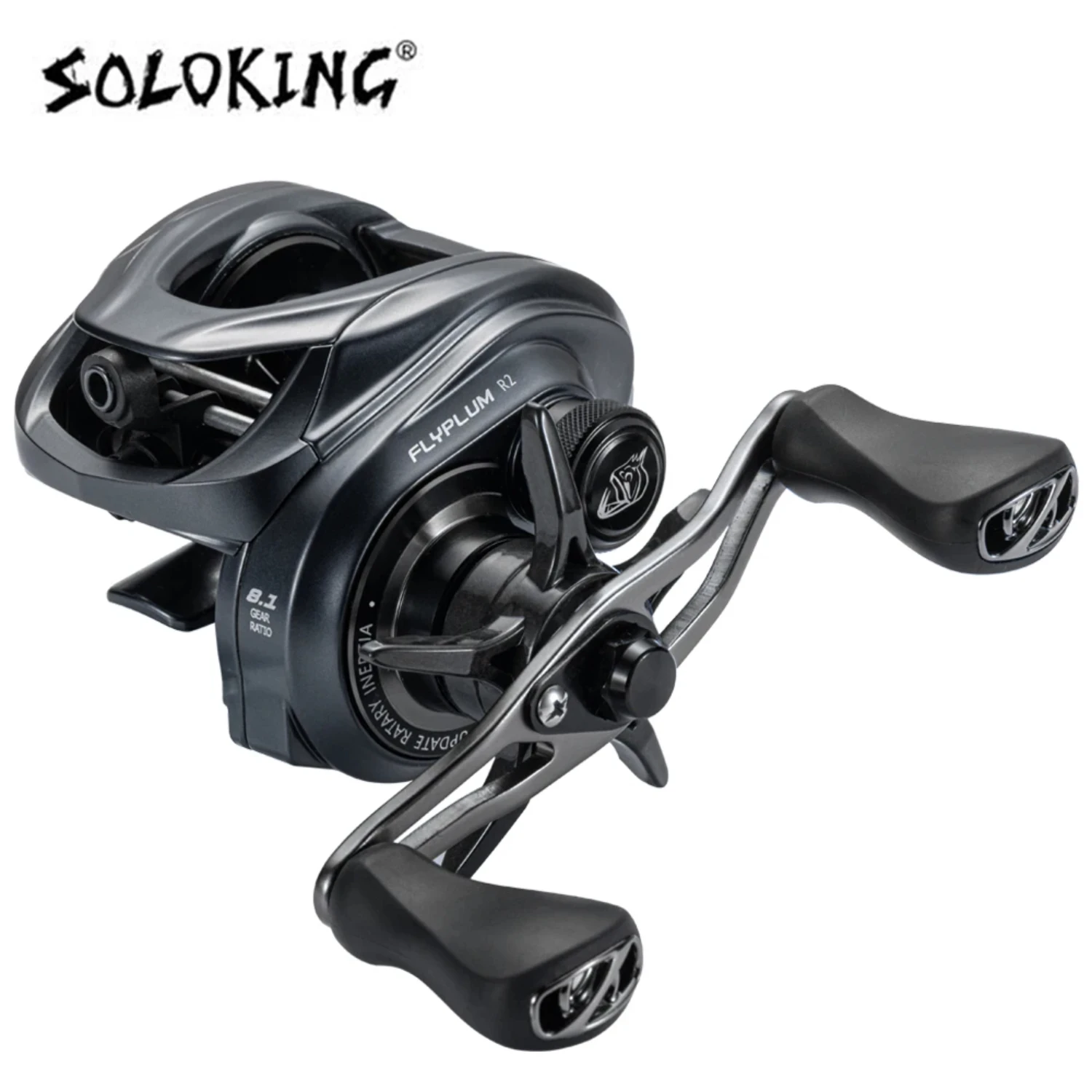 FLYPLUM R2 Baitcasting Reel 6+1BB 158gram Fishing Reel 5KG Drag 8.1 Gear Ratio Drag Clicker Sound Baitcaster Reel Knives Dog Rda
FLYPLUM R2 Baitcasting Reel 6+1BB 158gram Fishing Reel 5KG Drag 8.1 Gear Ratio Drag Clicker Sound Baitcaster Reel Knives Dog Rda