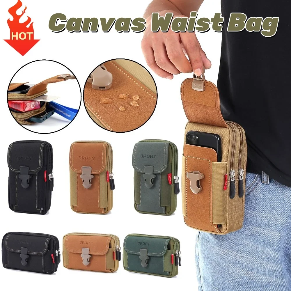 Мужской чехол для мобильного телефона с несколькими молниями, поясная сумка, водонепроницаемая многофункциональная повседневная мужская поясная сумка из искусственной кожи + холста, мужская маленькая сумка
Мужской чехол для мобильного телефона с несколькими молниями, поясная сумка, водонепроницаемая многофункциональная повседневная мужская поясная сумка из искусственной кожи + холста, мужская маленькая сумка