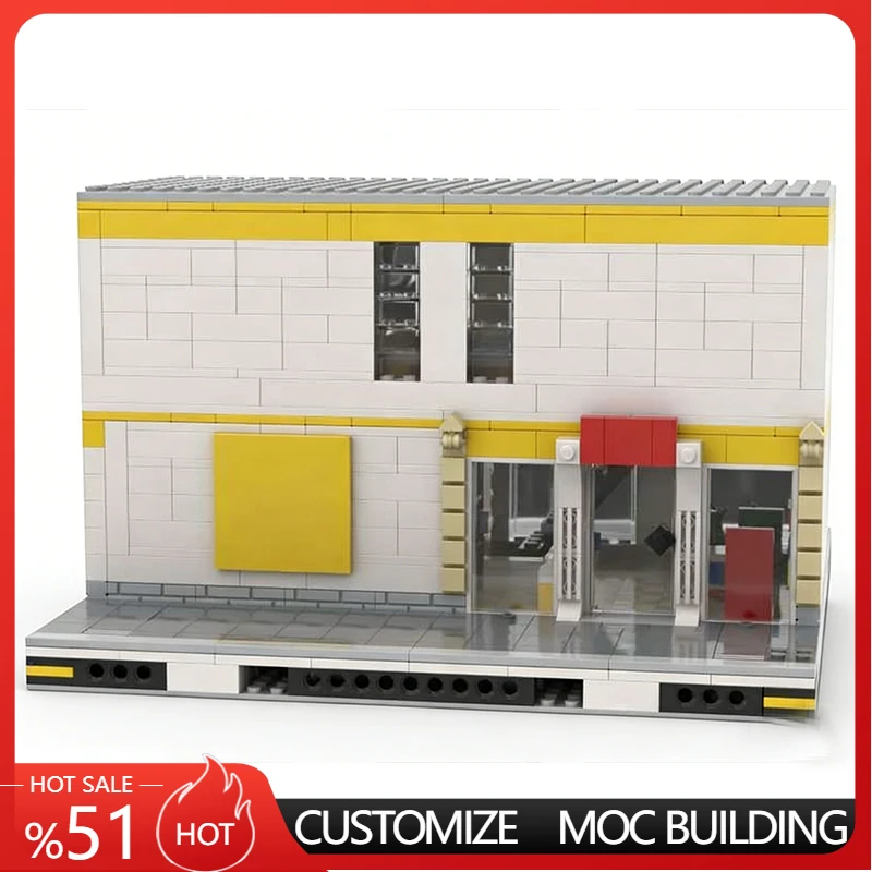 1444 PCS City Street Brick Store on MILS MOC Customize Modular Building Block Model Educational Design DIY Toy Birthday Gift
1444 PCS City Street Brick Store on MILS MOC Customize Modular Building Block Model Educational Design DIY Toy Birthday Gift