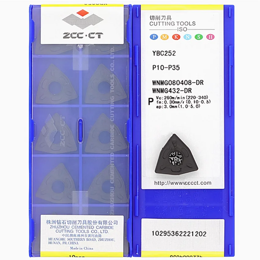 WNMG080408-DR YBC252/WNMG080412-DR YBC252/WNMG080416-DR YBC252 ZCC.CT CNC blade carbide inserts turning tools inserts 10pcs/box
WNMG080408-DR YBC252/WNMG080412-DR YBC252/WNMG080416-DR YBC252 ZCC.CT CNC blade carbide inserts turning tools inserts 10pcs/box