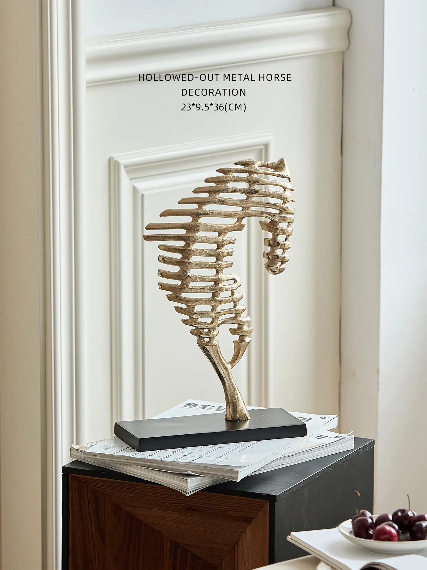 Figurine Sculpture 2026 Horse Year Metal Abstract Horse Statue Modern Luxury Entrance Living Room Soft Home Decor Art Ornament
Figurine Sculpture 2026 Horse Year Metal Abstract Horse Statue Modern Luxury Entrance Living Room Soft Home Decor Art Ornament