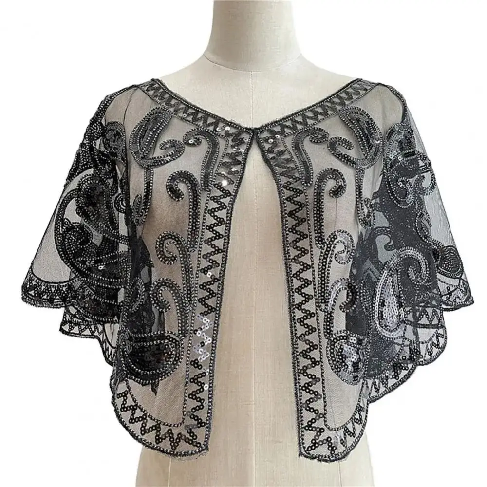 Retro Sequins Poncho Coat Vintage Style Blingbling Sequins Sequin Beaded Short Cape Multicolor Embroidery Sequins Tassel Shawls
Retro Sequins Poncho Coat Vintage Style Blingbling Sequins Sequin Beaded Short Cape Multicolor Embroidery Sequins Tassel Shawls
