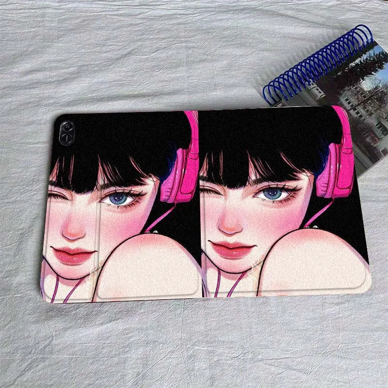 Cartoon Beautiful Girl Art For MediaPad MatePad Air SE Pro M6 M5 M2 T10s T5 10 11 12.6 11.5 12 X 10.8 Inch 10.1 Tablet Case
Cartoon Beautiful Girl Art For MediaPad MatePad Air SE Pro M6 M5 M2 T10s T5 10 11 12.6 11.5 12 X 10.8 Inch 10.1 Tablet Case